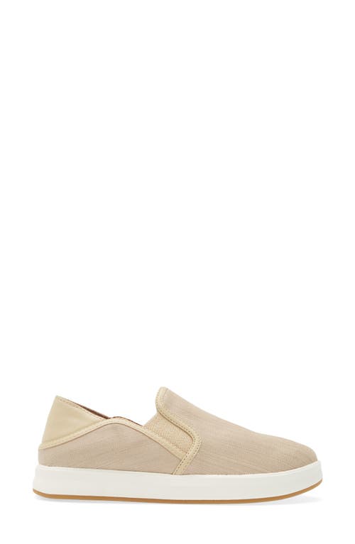 OLUKAI OLUKAI KI‘IHELE LEATHER SLIP-ON SNEAKER
