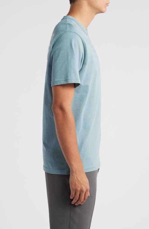 Shop Bogey Boys Essential Cotton Logo T-shirt In Bogey Blue