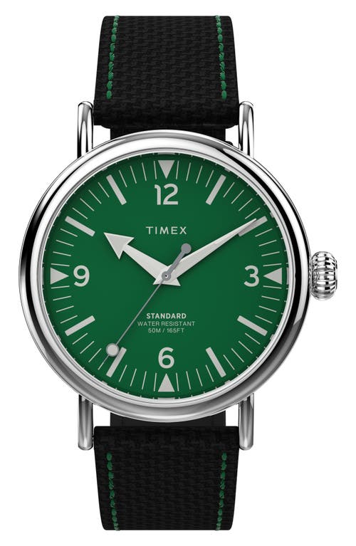 Timex® Timex Standard Leather Strap Watch