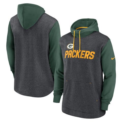 Men's Nike Heathered Charcoal/Scarlet San Francisco 49ers Surrey Legacy Pullover Hoodie, Size: Medium, Grey