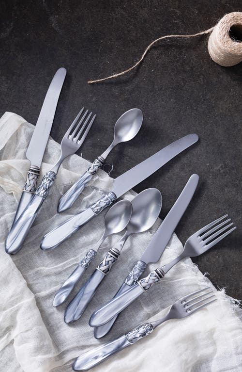 Vietri Aladdin 5-piece Place Setting In Light Gray