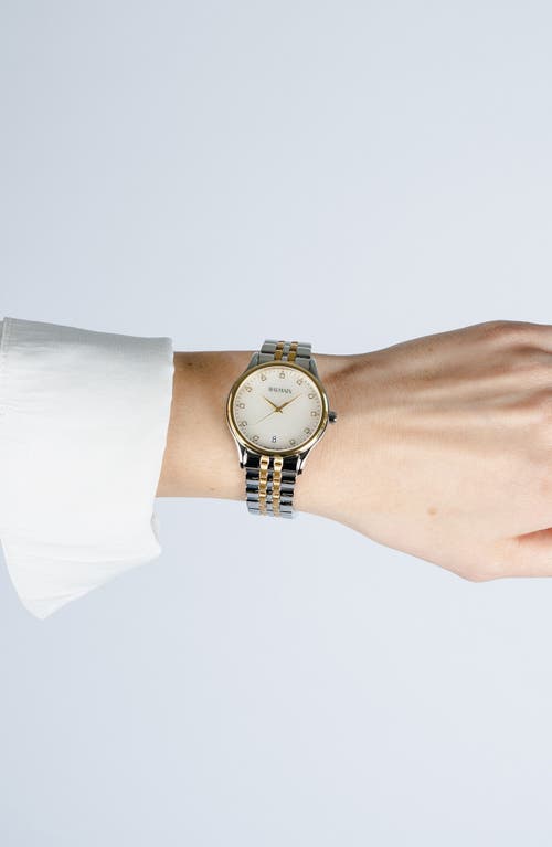 Balmain Beleganza Diamond Bracelet Watch, 32mm In Stainless Steel/yellow Gold