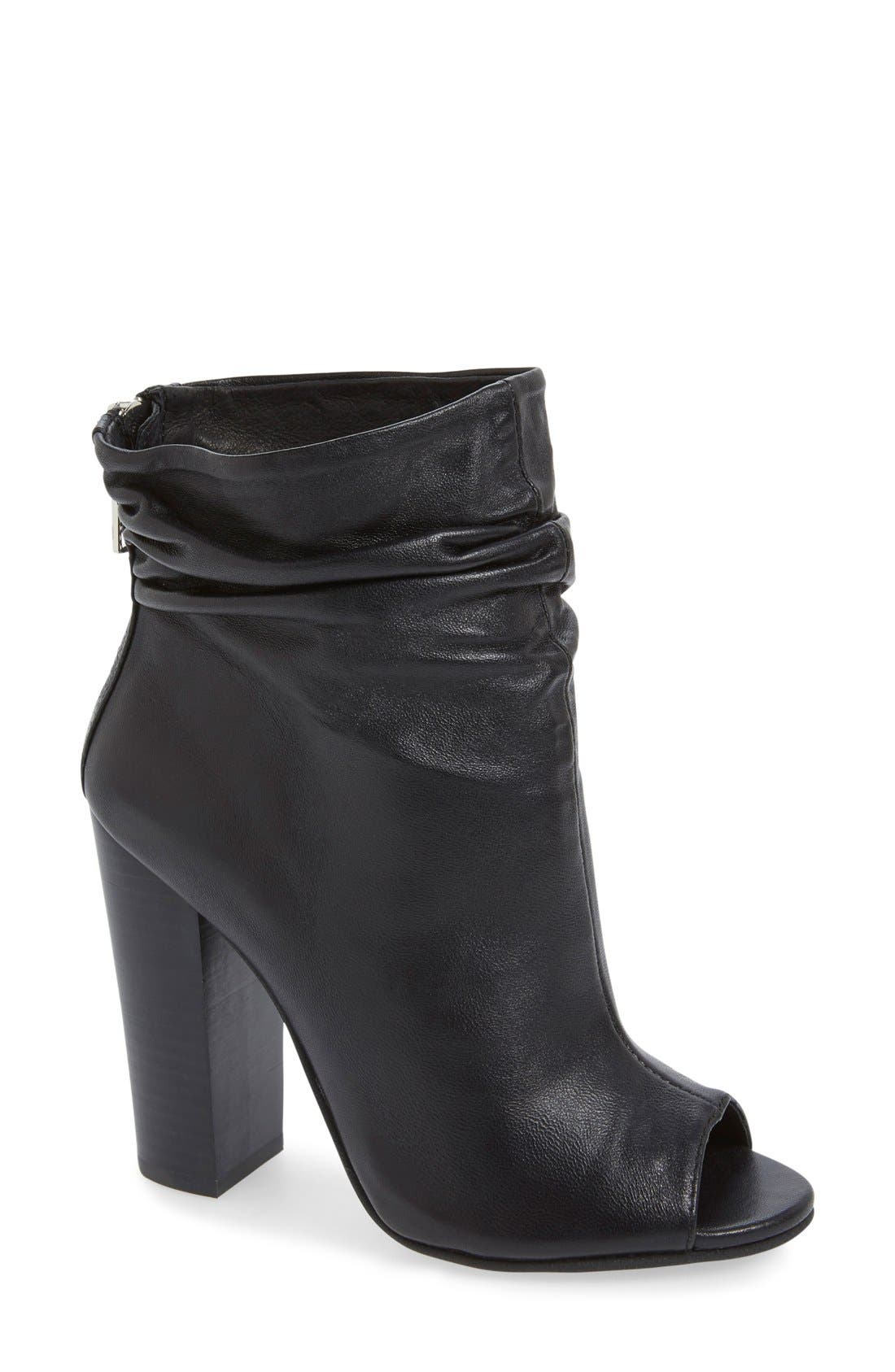 kristin cavallari peep toe bootie
