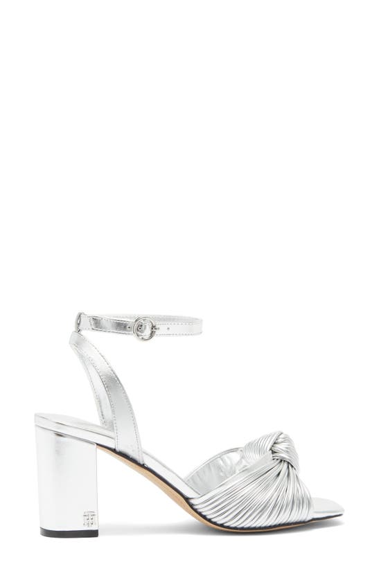 Tommy Hilfiger Sarifina Knotted Strap Sandal In Silver