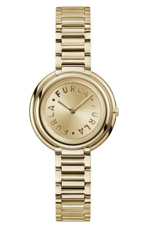 Furla Icon Shape Bracelet Watch, 34mm In Gold