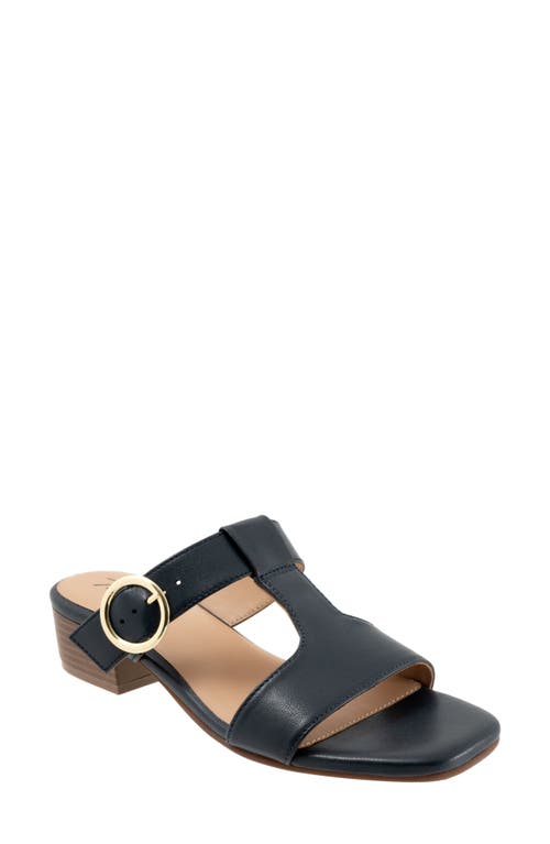 Trotters Nanna Slide Sandal Navy at Nordstrom,