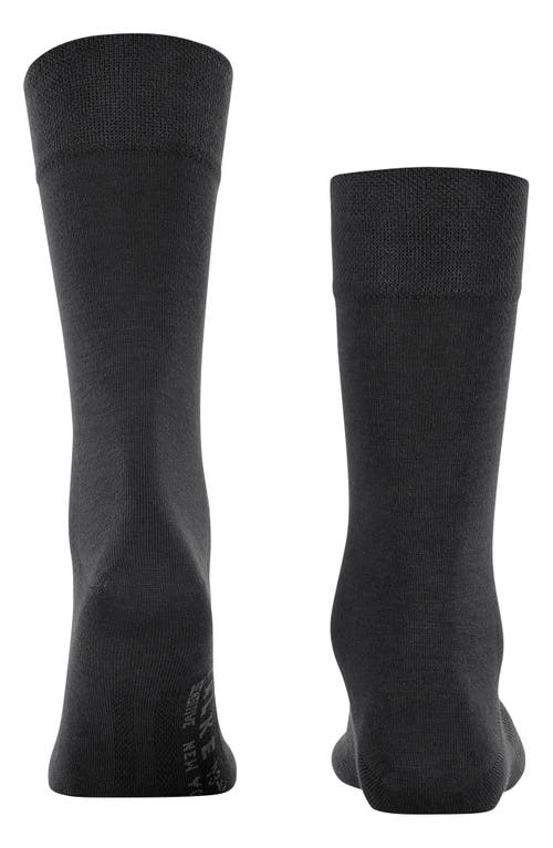 Falke Sensitive New York Crew Socks In Black
