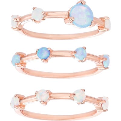 Lesa Michele Set Of 3 Stacking Rings