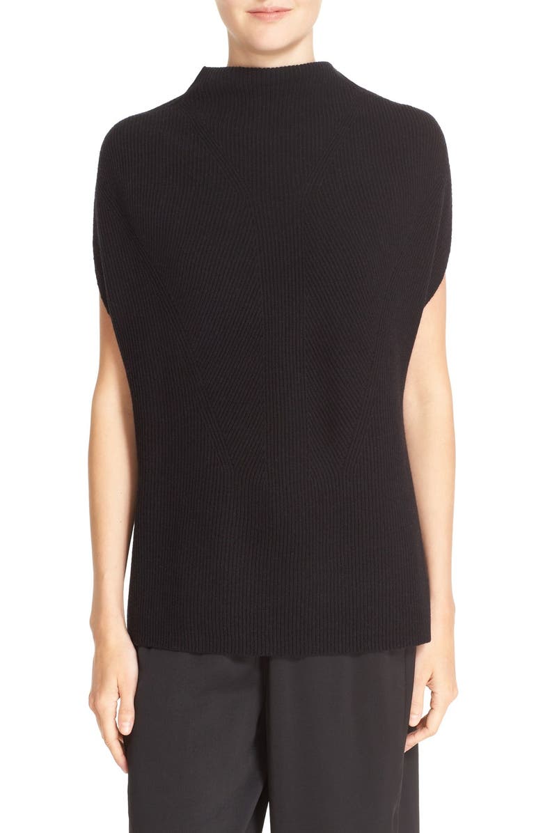 Vince Sleeveless Funnel Neck Wool & Cashmere Sweater | Nordstrom