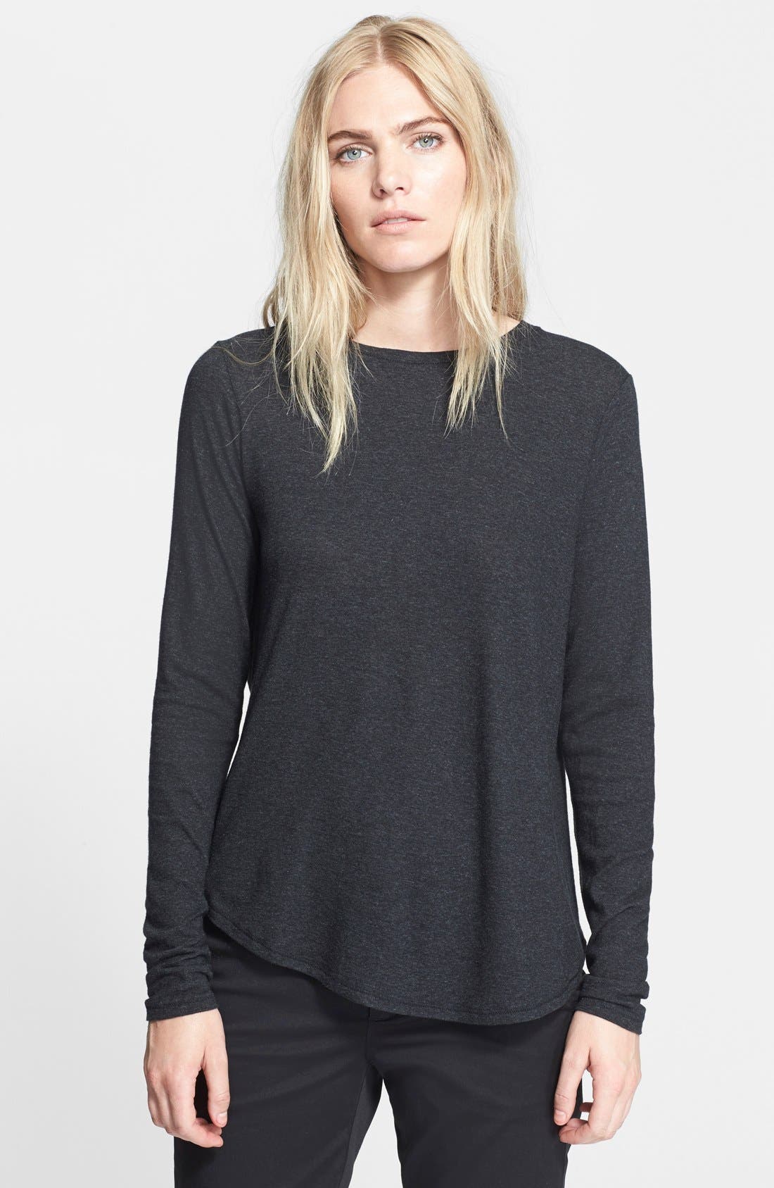 Vince Basic Long Sleeve Crewneck Tee Nordstrom