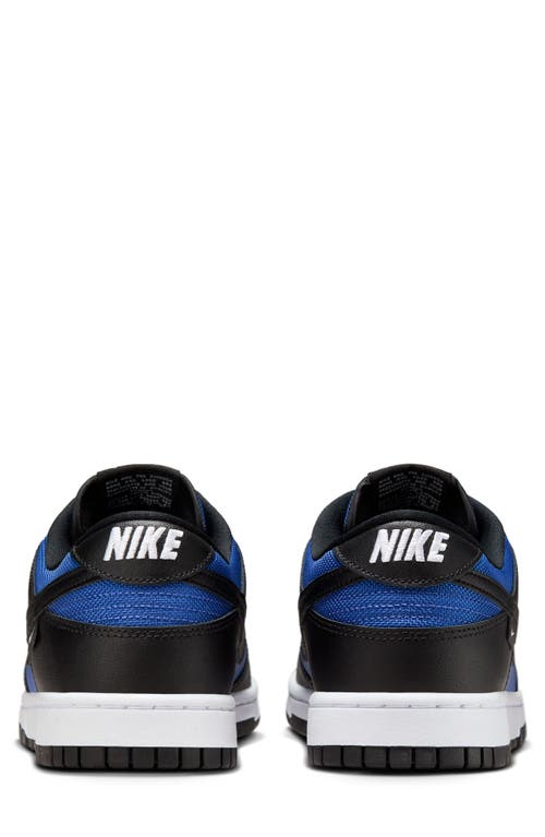 Shop Nike Dunk Low Basketball Sneaker In Astronomy Blue/black/white