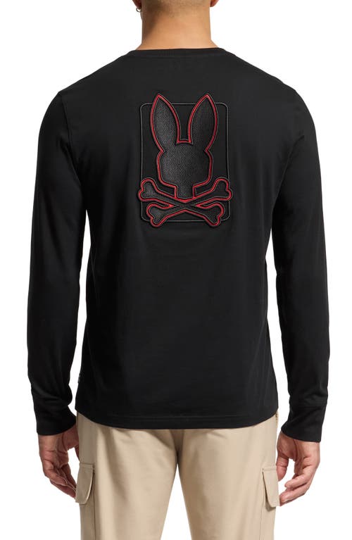 PSYCHO BUNNY PSYCHO BUNNY PIERCE LOGO EMBROIDERY LONG SLEEVE T-SHIRT 