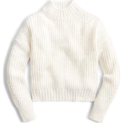 J.crew Mock Neck Donegal Sweater, Ivory