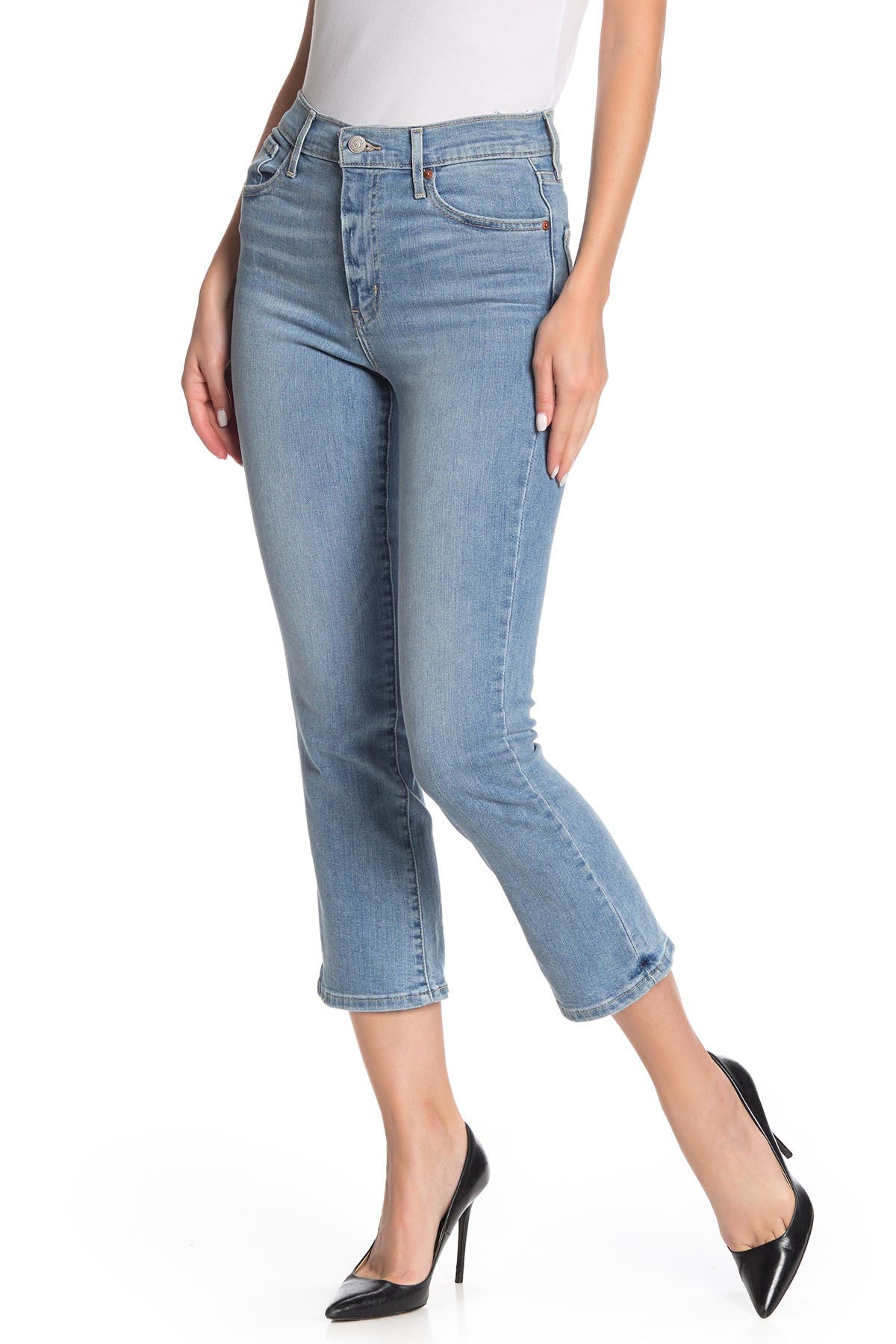 mile high crop flare jeans levis