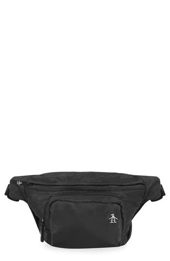 Original Penguin Utility Belt Bag In Black