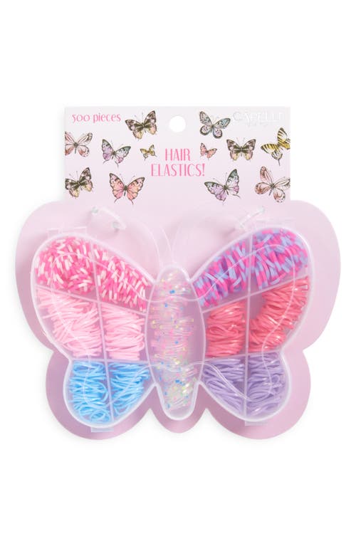 Capelli New York Kids' Assorted Pack of 500 Mini Hair Elastics in Pink Combo at Nordstrom