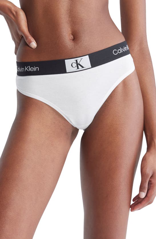 CALVIN KLEIN 1996 STRETCH COTTON MODERN THONG