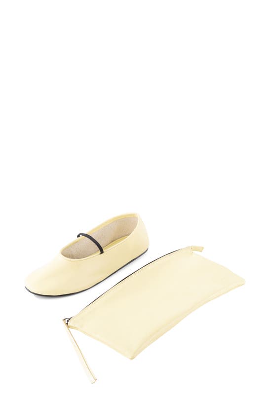 Shop Seychelles Neon Moon Mary Jane Flat In Pale Lime