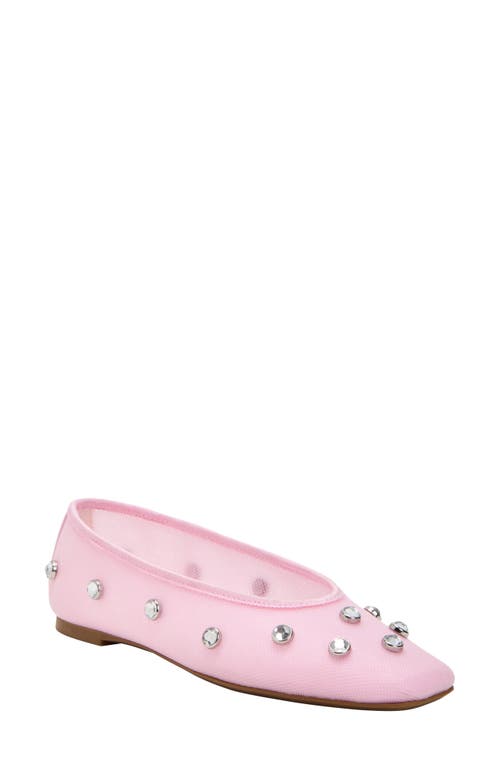 Shop Katy Perry The Evie High Crystal Ballet Flat In Quartz