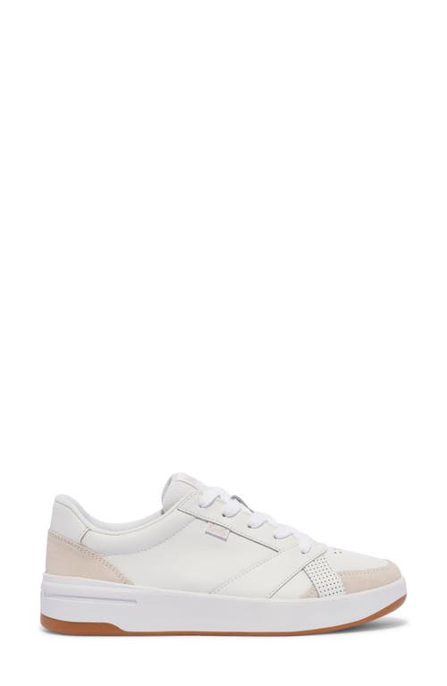 Shop Keds ® The Court Leather Sneaker In White/gum Leathe