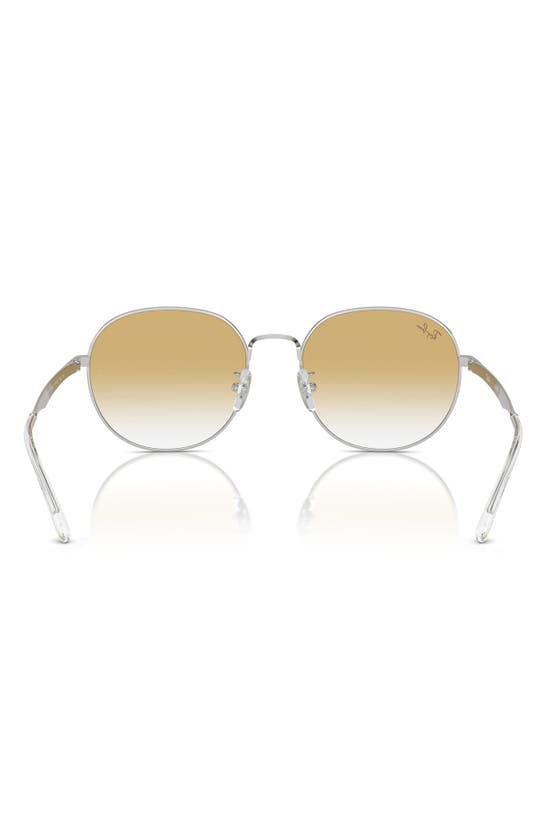 Shop Ray Ban Ray-ban 57mm Phantos Round Sunglasses In Silver