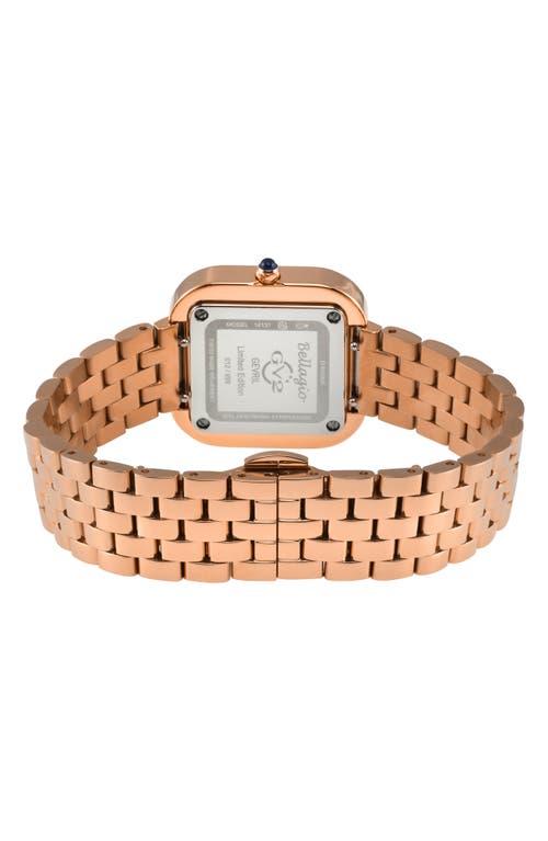 Gv2 Bellagio Diamond Swiss Bracelet Watch, 30mm In Rose Gold