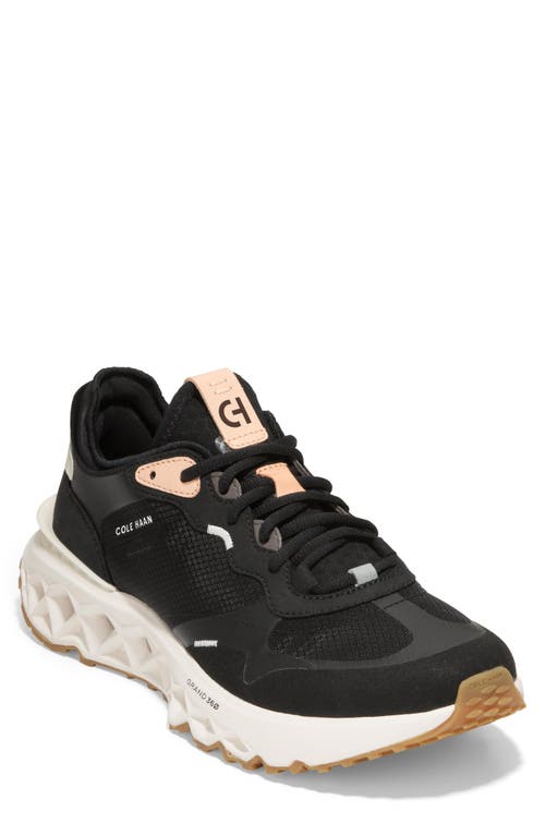 Cole Haan 5.ZeroGrand Running Shoe Black/Periscope/Ivory at Nordstrom,
