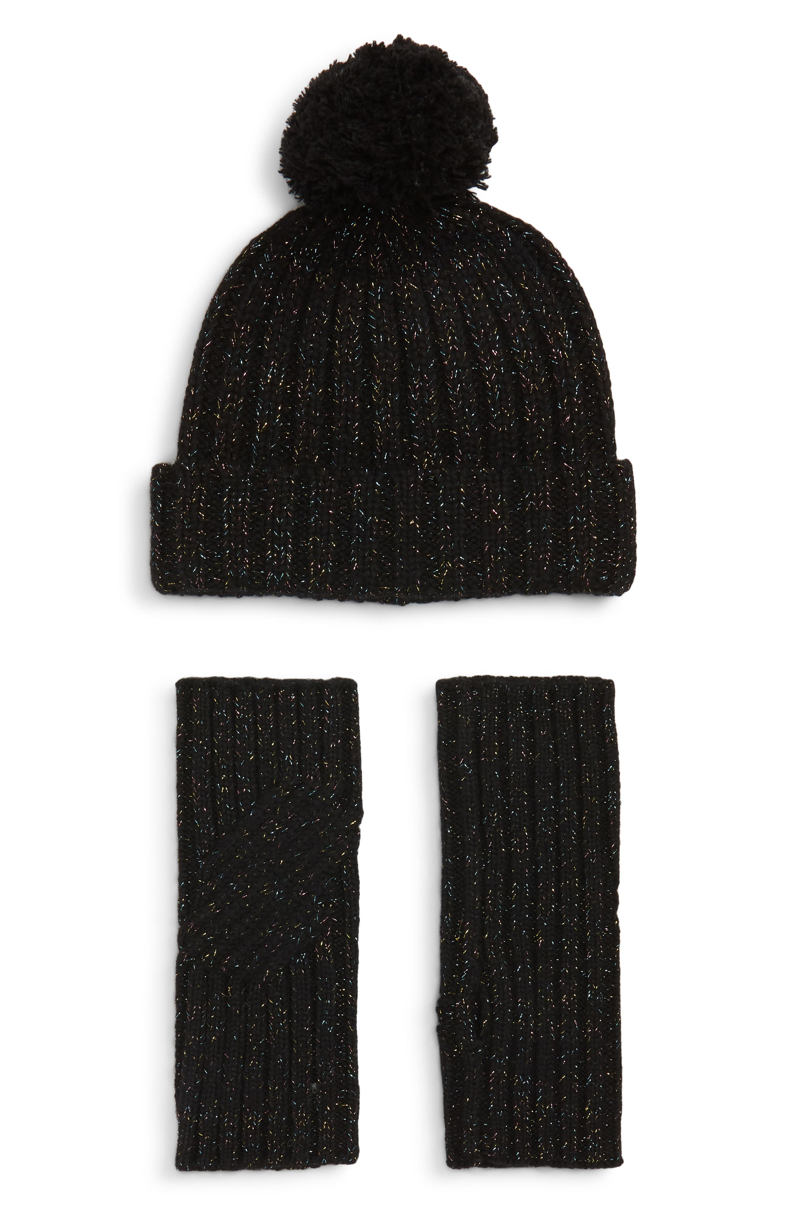 ugg cable knit pom beanie