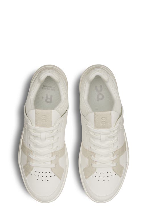 Shop On The Roger Clubhouse Tennis Sneaker In White/sand