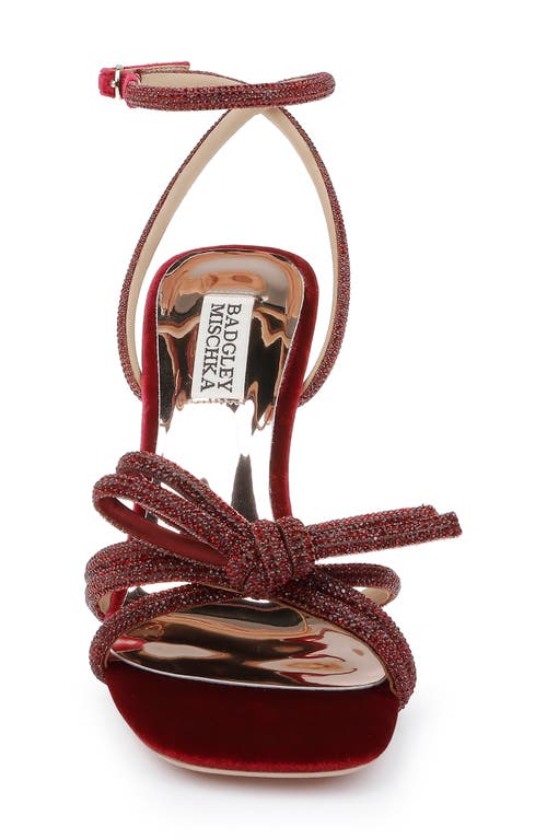BADGLEY MISCHKA BADGLEY MISCHKA COLLECTION EFFIE ANKLE STRAP SANDAL 