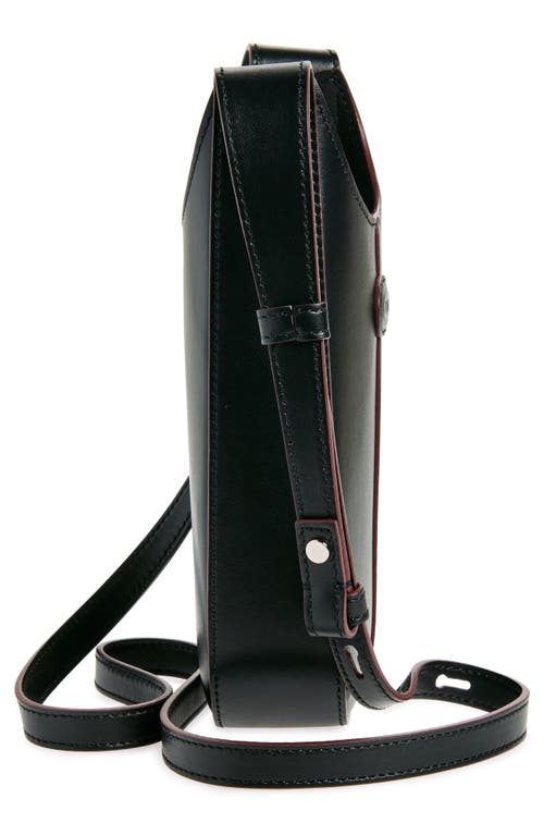 Tod's Di Micro Calfskin Shoulder Bag In Nero