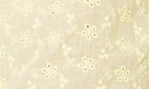 Edikted Cayenne Eyelet Tie Waist Shorts In Yellow