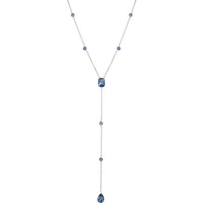 Lesa Michele Swarovski Crystal Y-Necklace