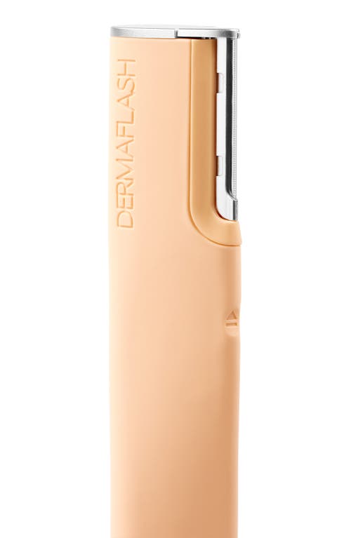 Dermaflash Luxe+ Advanced Sonic Dermaplaning And Peach Fuzz Removal In Peach Fuzz