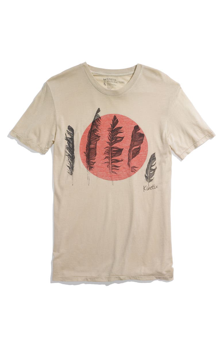 Kinetix 'Warrior Feathers' Trim Fit Graphic T-shirt | Nordstrom