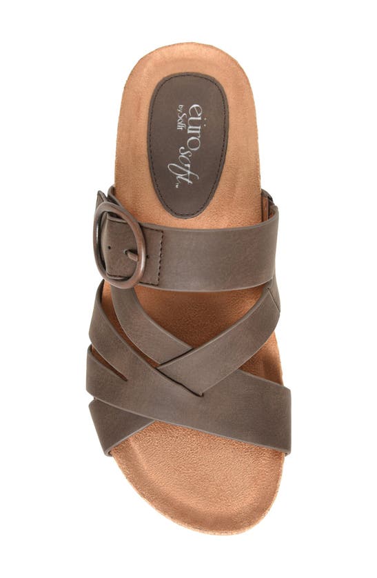 Shop Eurosoft Gwenda Slide Sandal In Mocha