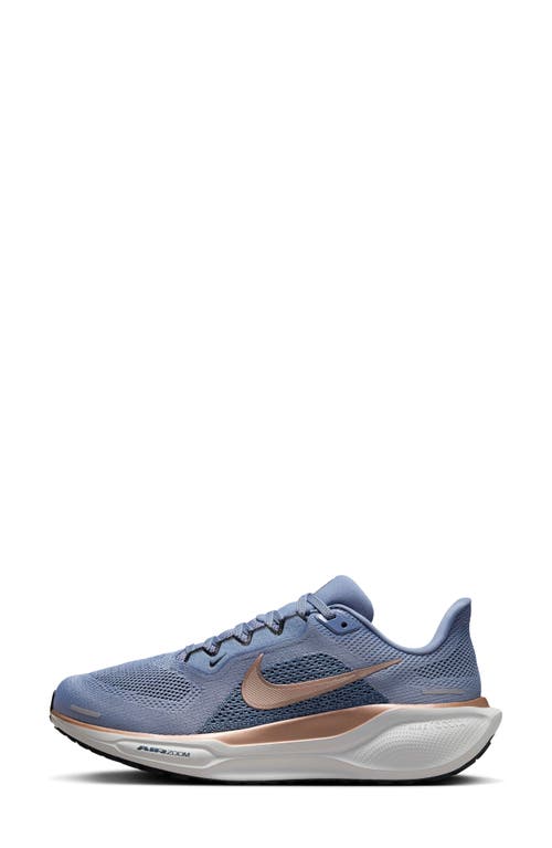 Shop Nike Air Zoom Pegasus 41 Running Shoe In Slate/navy/b Lack