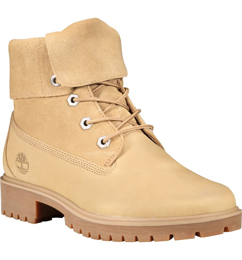 TIMBERLAND Jayne Waterproof Bootie, Main, color, BEIGE NUBUCK LEATHER