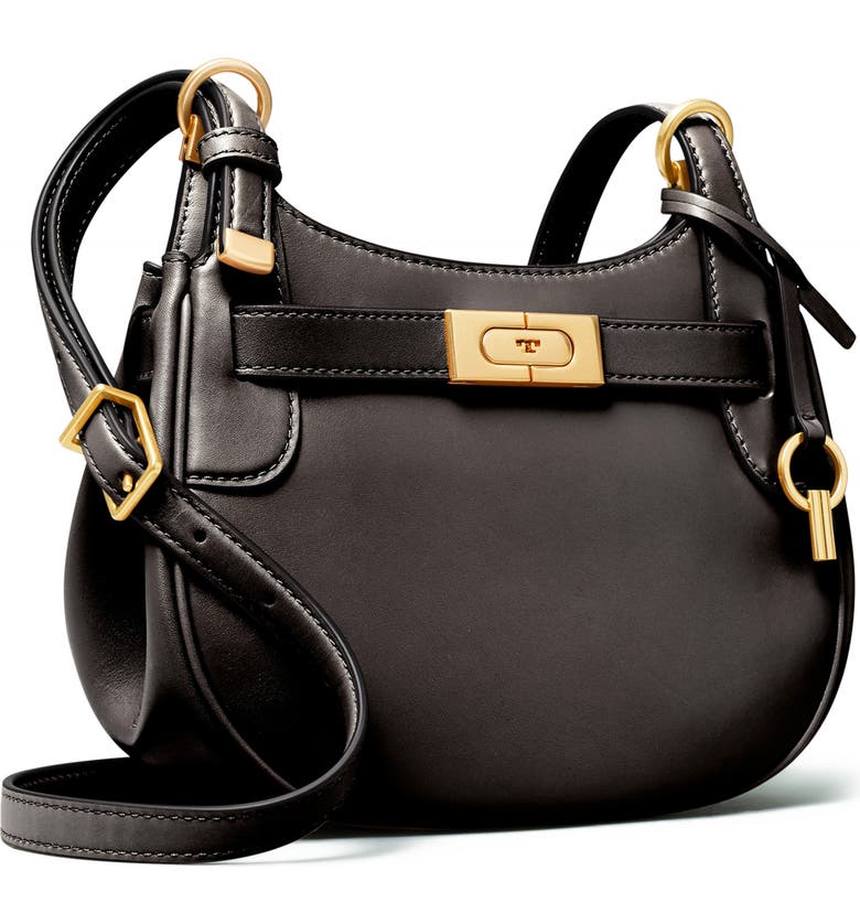 Tory Burch Lee Radziwill Small Leather Saddle Bag | Nordstrom