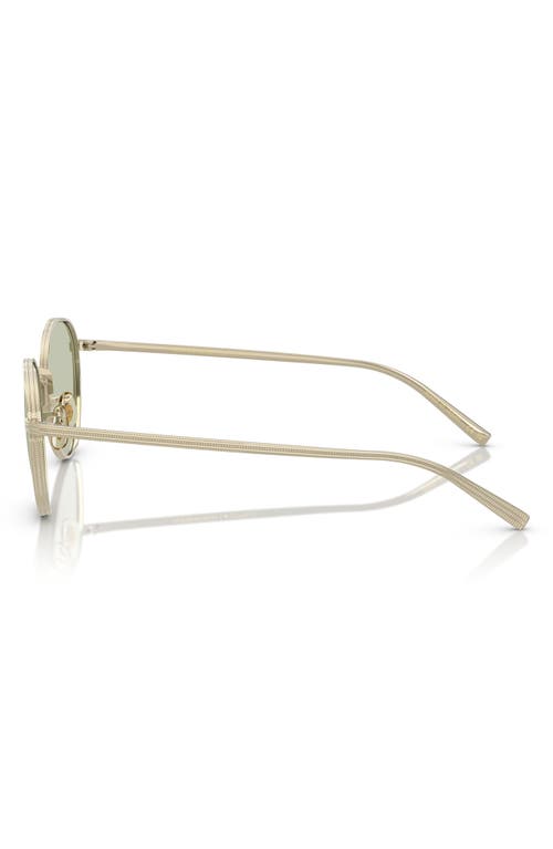 Shop Oliver Peoples 49mm Phantos Sunglasses In Green Grad