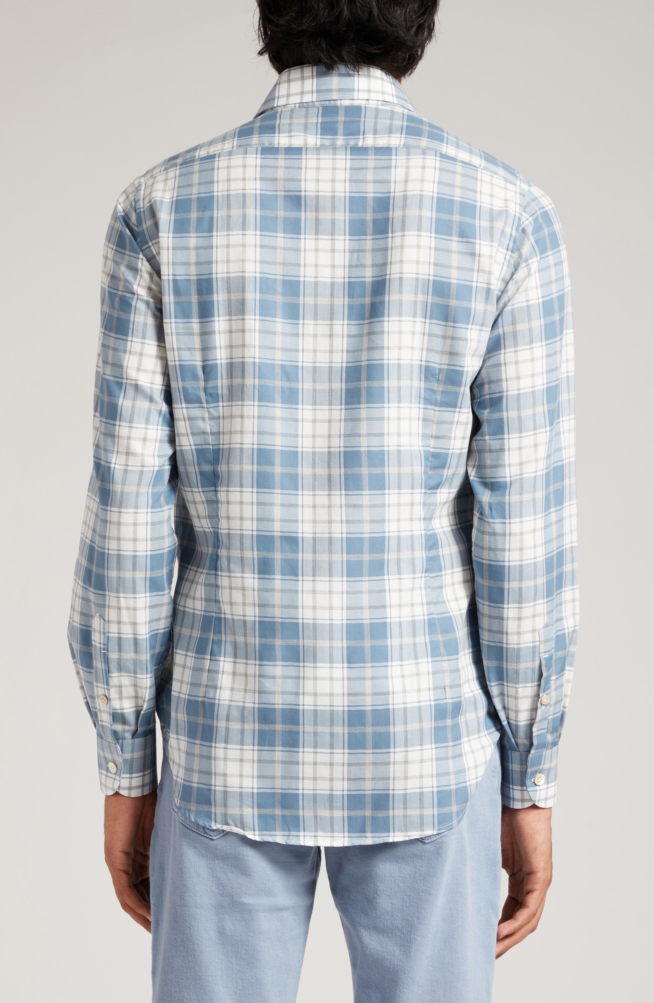 Eleventy Plaid Cotton Flannel ButtonUp Shirt Nordstrom