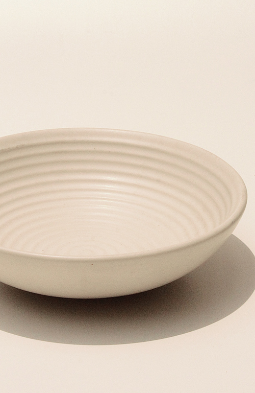 Osmos Studio Shubumi Ripple Bowl In Off White