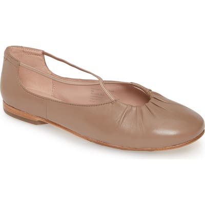 Taryn Rose Collection Alessandra Ballet Flat, Brown
