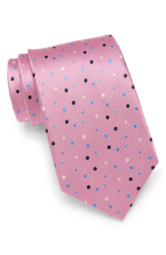 Duchamp Multi Dot Tie In Pink
