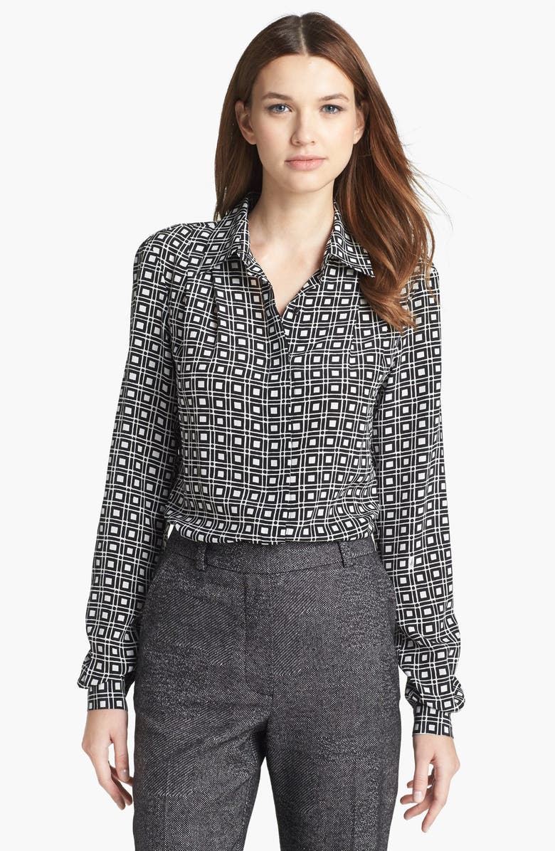 Trina Turk 'Crystal' Silk Shirt | Nordstrom