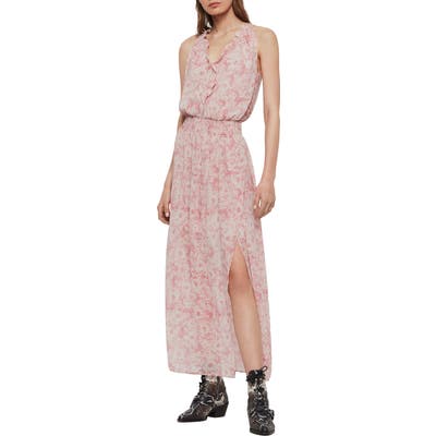 Allsaints Nylah Rosa Maxi Dress, Pink
