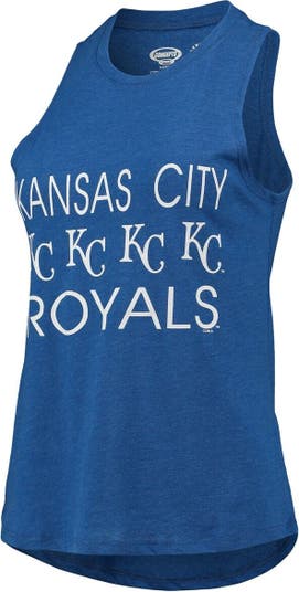 CONCEPTS SPORT Women's Concepts Sport Light Blue/Royal Kansas City Royals  Meter Muscle Tank Top & Pants Sleep Set