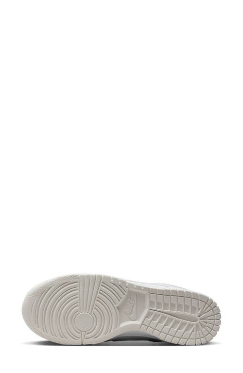 Shop Nike Dunk Low Basketball Shoe In White/sail/opti Yellow