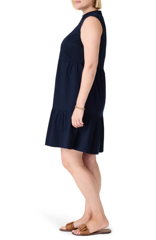 Shop Nic + Zoe Nic+zoe Tia Sleeveless Dress In Dark Indigo