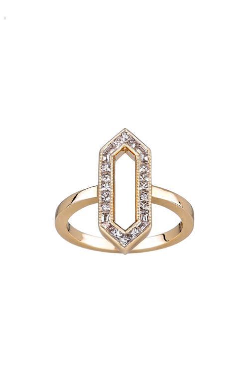 Sethi Couture Kerri Diamond Hexagon Ring in Yellow Gold/diamond at Nordstrom, Size 6.5